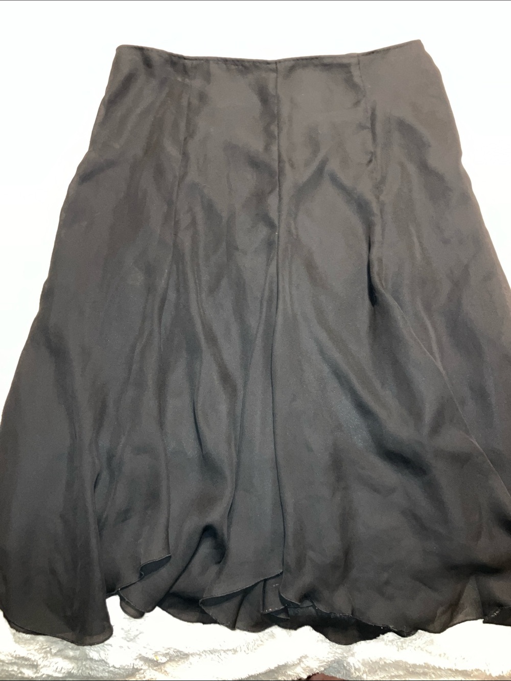 White Stag Black A-Line Flow Skirt